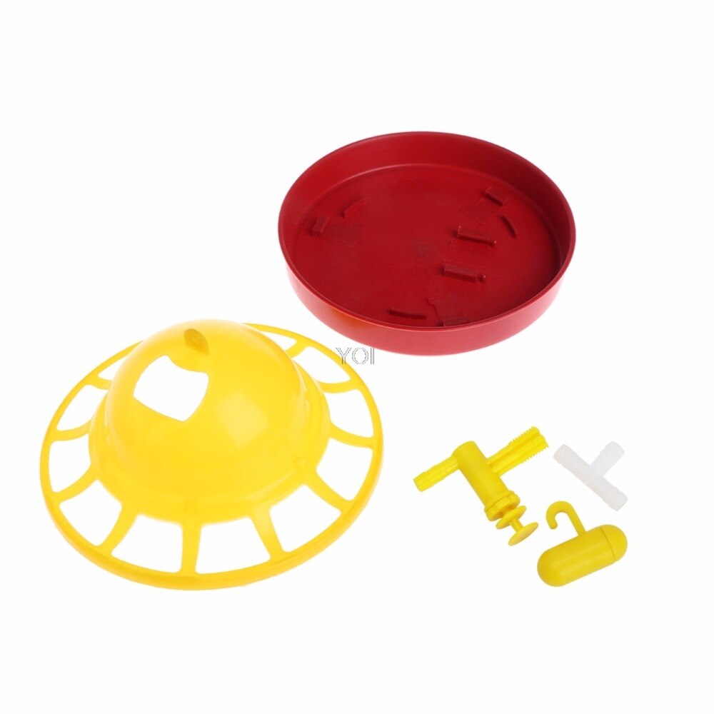 Chicken Drinking Automatic Fountain Brooder Drinkers Set Water Supply Poultry Chick Brooder Drinker