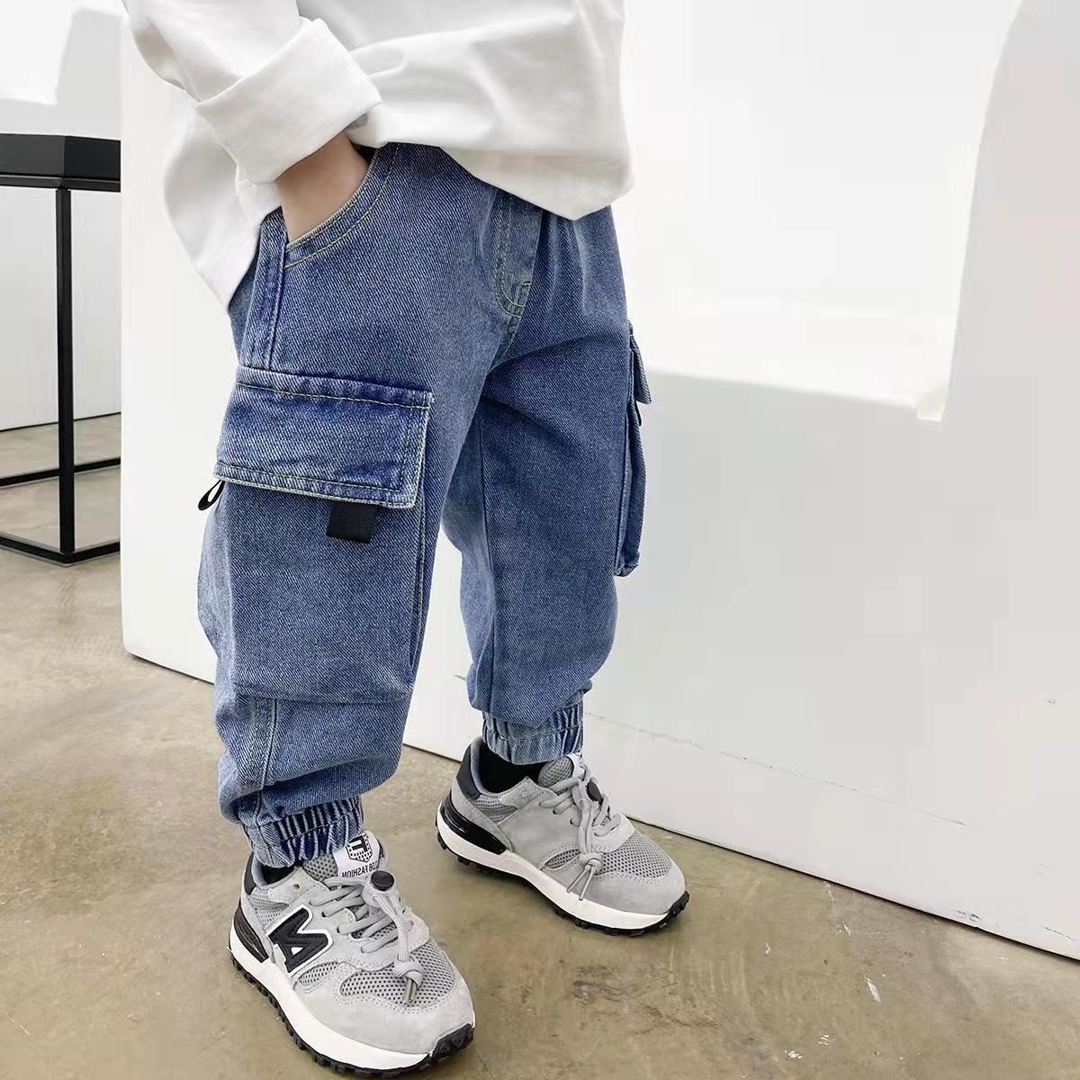 Pantalon De Jogging Garçon - Pantalon Cargo Pour Garçon Avec Taille élastique Pantalon De Jogging Vintage Pantalon Cargo Pantalon Tendance Pour Garçons Et Enfants