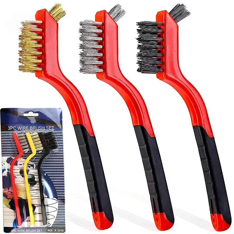17,8 cm große Edelstahlbürste, Durcheinander-Reinigungsbürste, Polieren, Rostentferner, Metalldraht, Entgraten, Reinigungswerkzeug