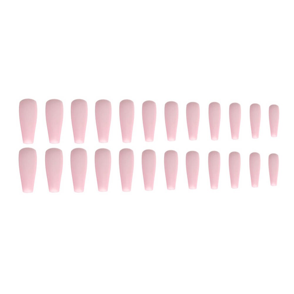 20 pièces/boîte détachable faux ongles ballerine portable faux ongles couverture complète Long cercueil bricolage ongles conseils Nail Art accessoires