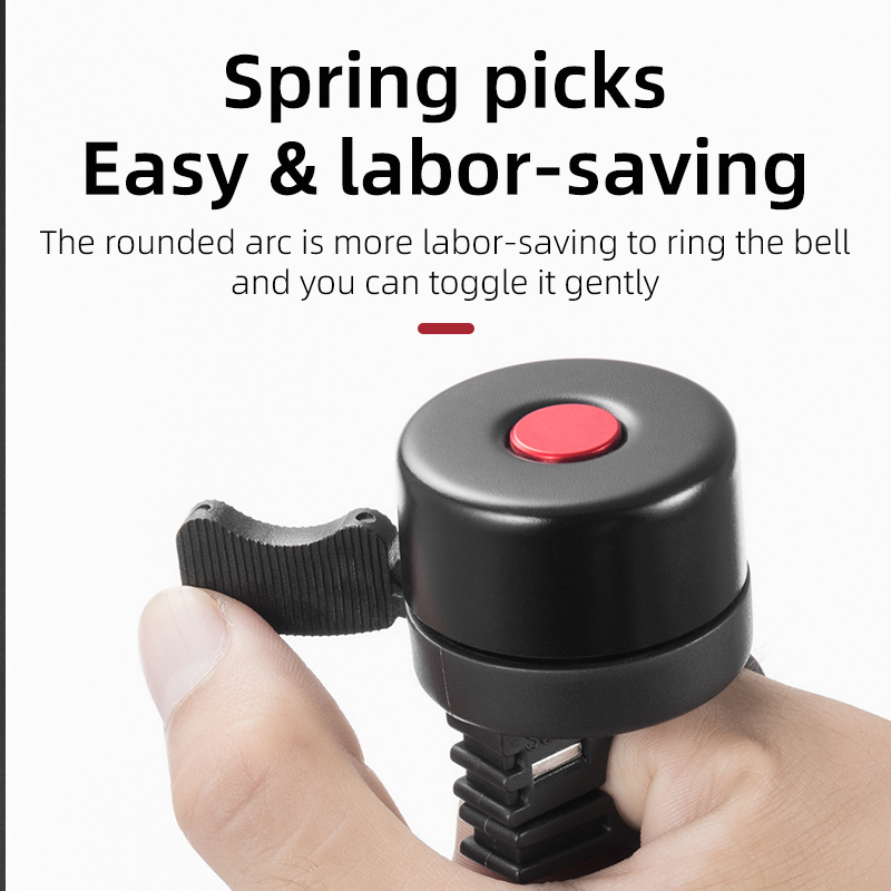 ROCKBROS Bicycle Bell MTB Road Handlebar Bike Horn Safety Sound Alarm Cycling Ring Bell Warning Bells Bicycle Accessories