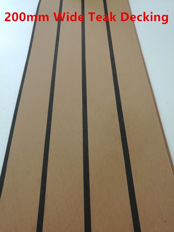 Båd marine yacht syntetisk pvc teak deck deck system prøver ordre kit