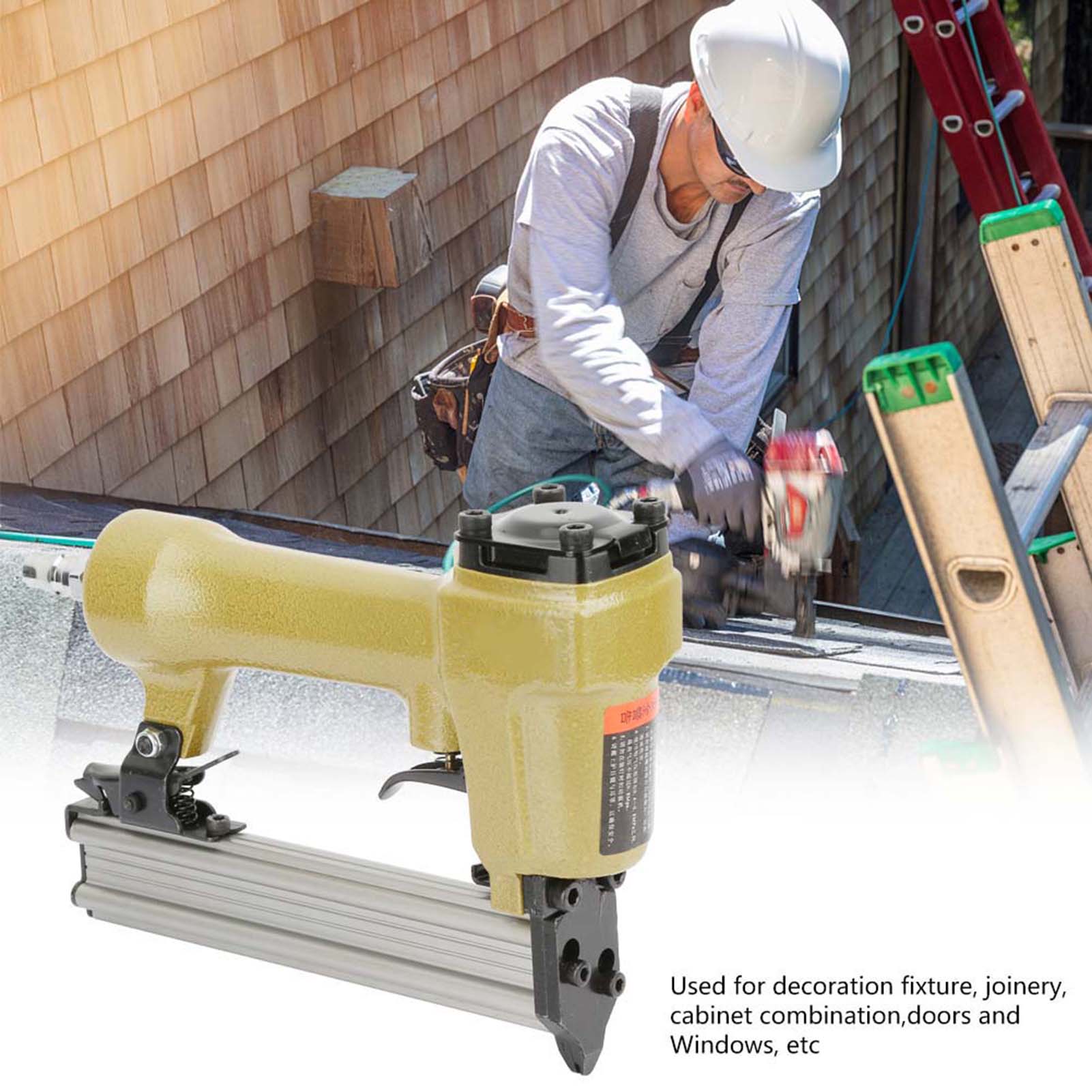 Riveteuse P625-1 pneumatique Air broche cloueuse Air agrafeuse pour Grain clou 100 pièces Air cloueuse longueur 10-25mm outil électrique accessoires