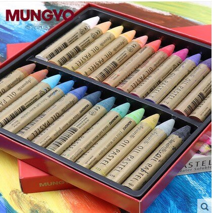 MUNGYO – peinture à dessin artistique, série MAO, pigment très lisse, soluble dans l&#39;eau, Pastel, 12/24 couleurs