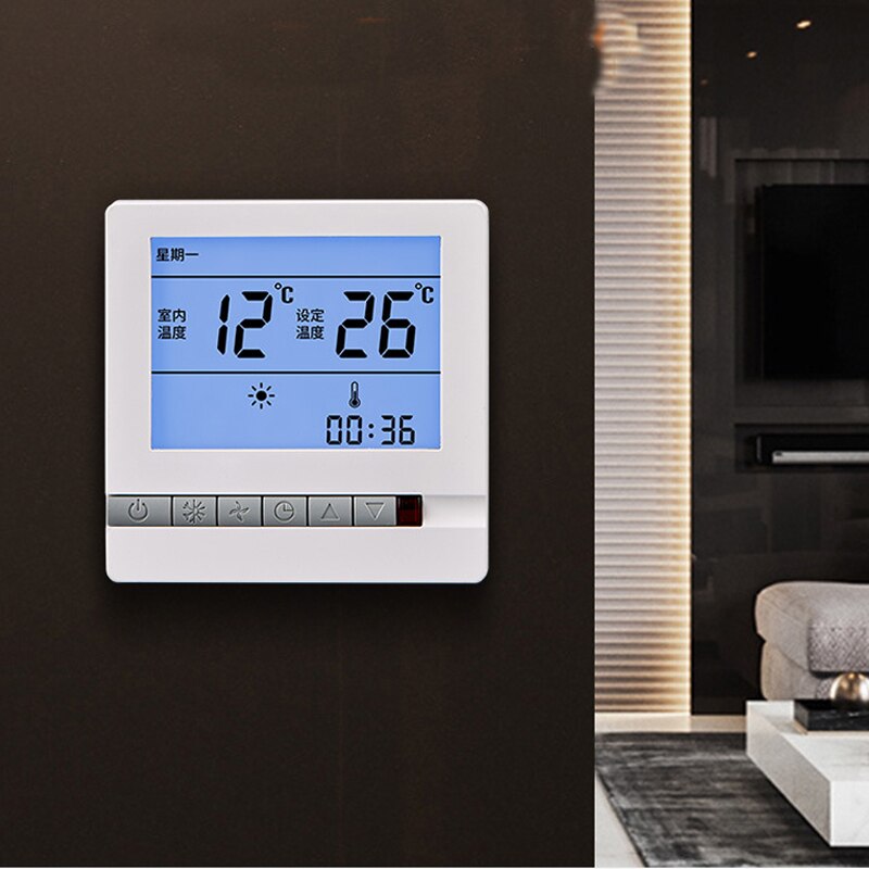 Smart Home Intelligent Room Wifi Thermostat Tuya Remote Control Temperature Controller Supports Alexa, Google Home 95~240V AC