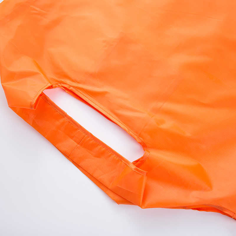 Tjock fritidsstil nylon stor handväska miljövänlig återanvändbar polyester bärbar axelväska hopfällbar shoppingväska