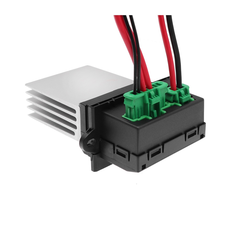 Resistencias de ventilador calentador + conector/cable, calefactor para Nissan Tiida Livin Citroen Renault Megane Scenic Clio PEUGEOT 207 607 6441.L2
