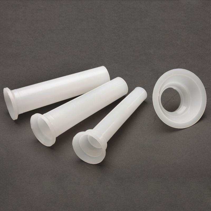 4pc/Set Meat Nozzles for Grinder Meat Filling Funnel Meat Sausage Casing Fillers Sausage Ham Maker Grinder Poultry Tool Set