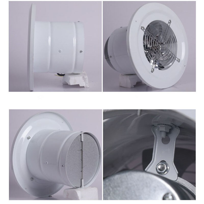 High-speed Industrial Ventilation Fan 6 inch Kitchen Toilet Bathroom Exhaust Fan вытяжка для кухни Low Noise EF18