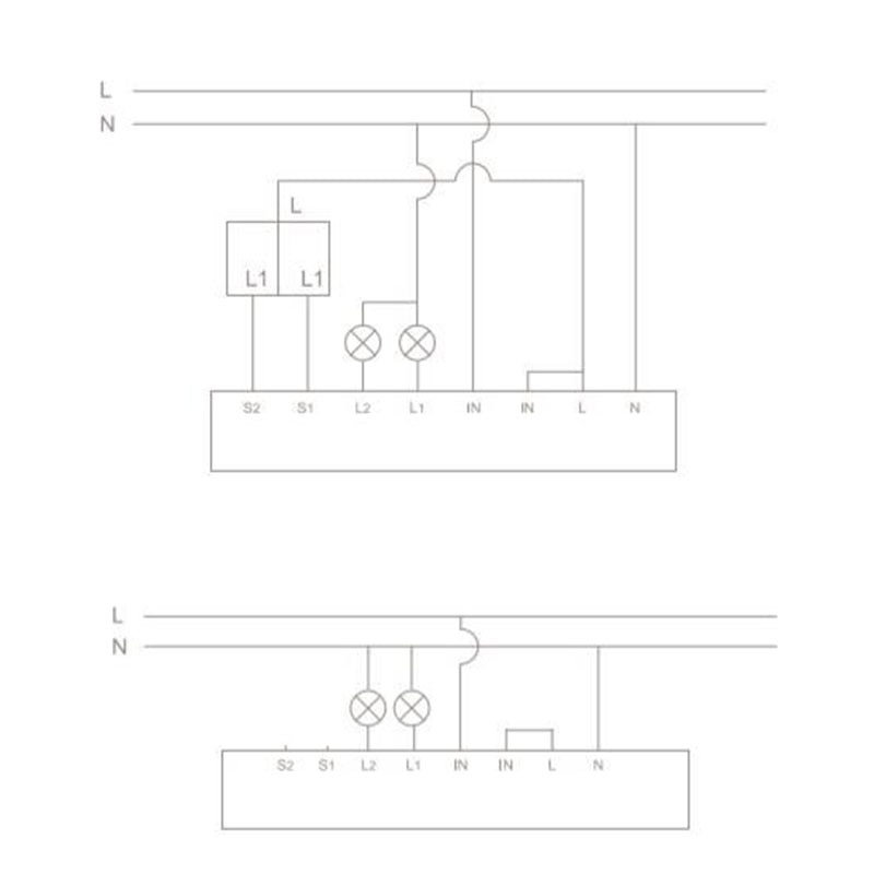 Module de contrôle bidirectionnel Aqara Original contrôleur de relais sans fil 2 canaux fonctionnent pour l'application Mijia et le kit domestique