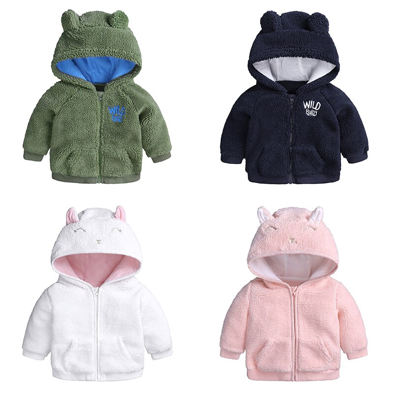 Jungen Und Mädchen Jacke Winter Mantel Kleinkind Baby Mantel warm Bär Jacke freundlicher Warme Mantel