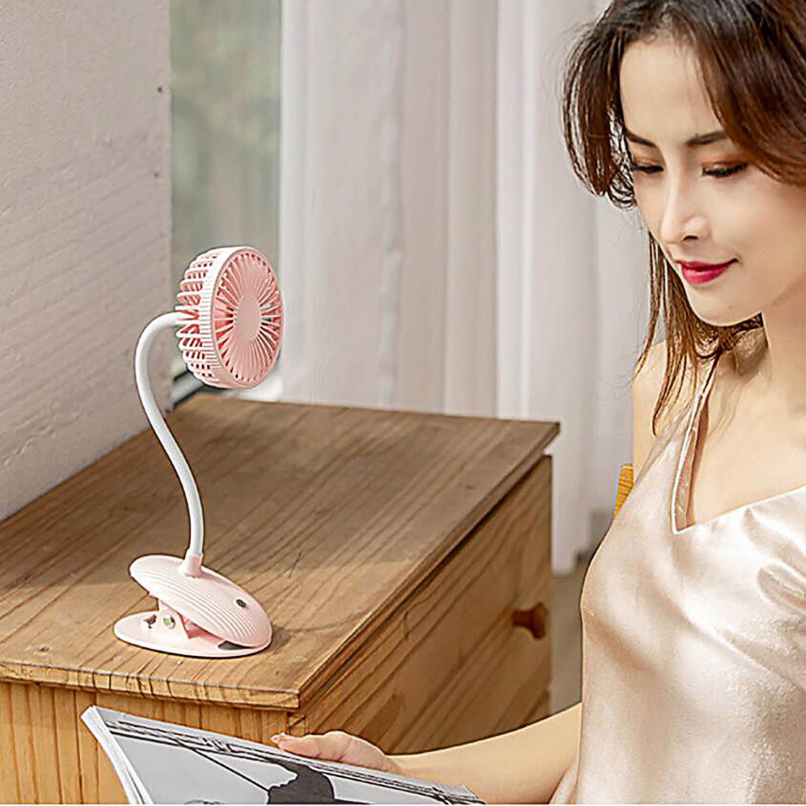 Mini Usb Handig Handheld Fan Koeler Fan Draagbare Kleine Ventilator Lucht Koeler Voor Familie Studentenflat Ventilador