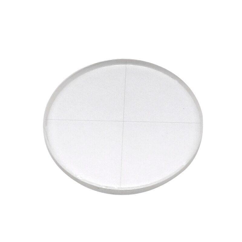 Micrometer Reticle Ocular Eyepiece Cross Calibration Slide with Horizontal and Cross Line for Microscope Telescope