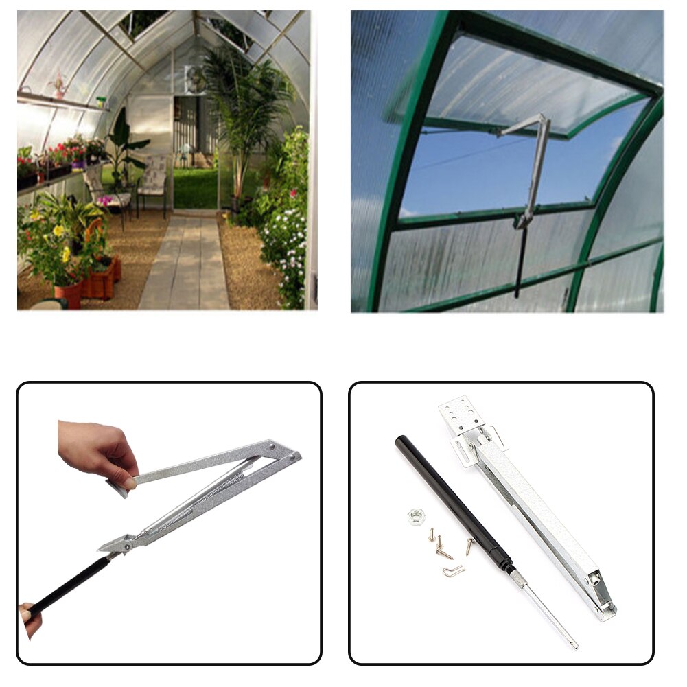 Heat Sensitive Window Opener Home Lifting Blinds Solar Powered Hothouse Closers Temperature Sensor Double Spring Automatic Vent