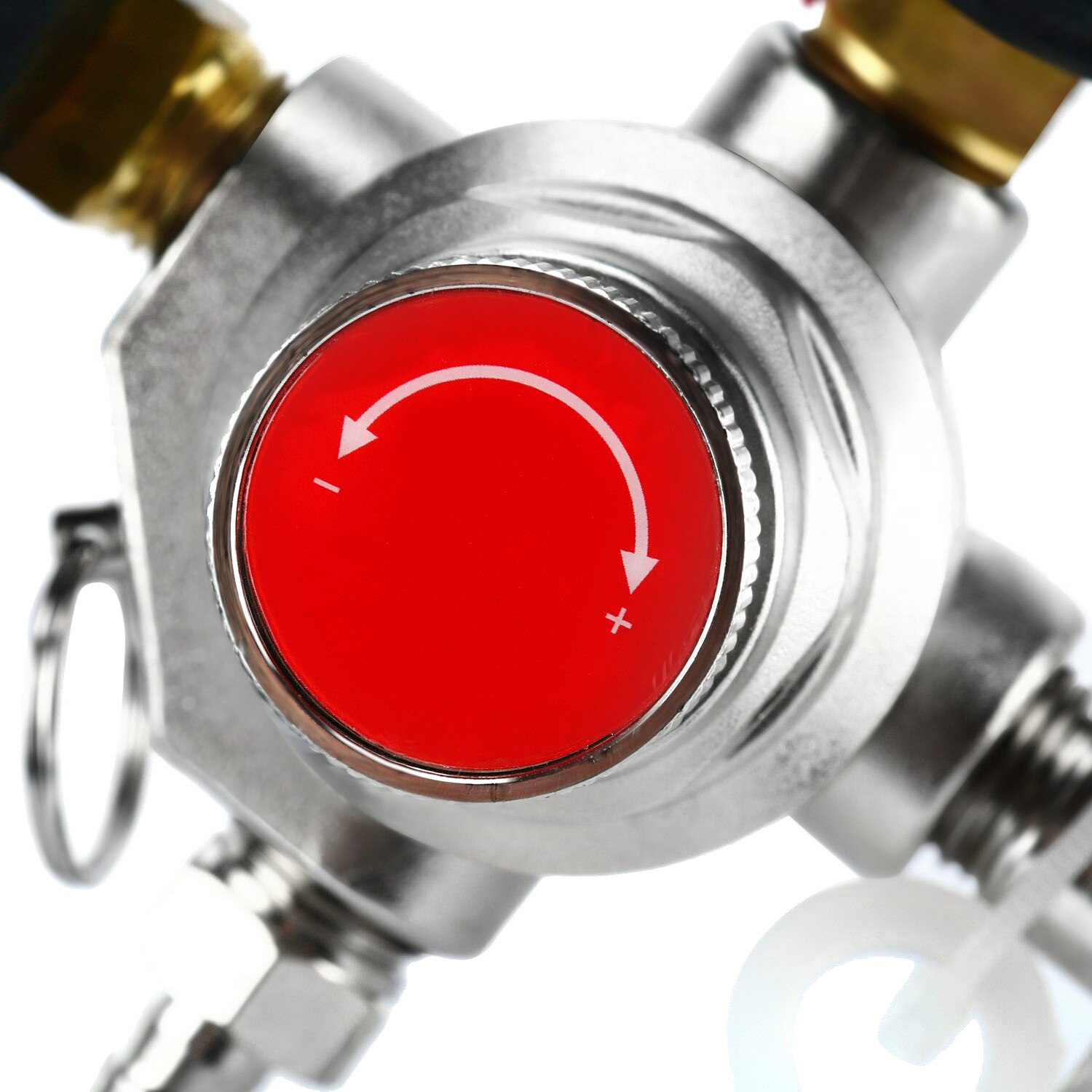 Dual Gauge CO2 Beer Regulator Pressure Regulator For Draft Beer Homebrew Kegerator CGA320