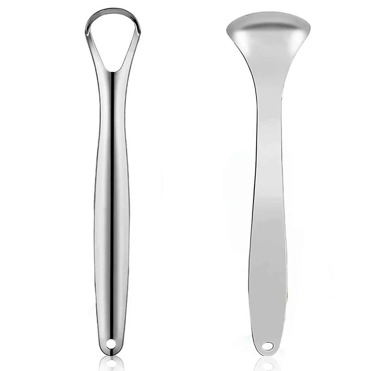 Premium 1pcs/3pcs Metal Tongue Scraper Cleaner for Adults & Kids, Portable Stainless Steel Tongue Scrapers Brushes for Removing: Blue