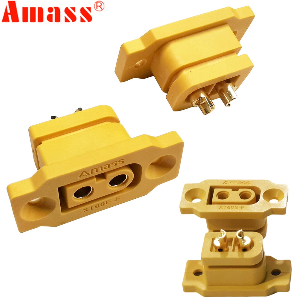 5 stücke anhäufen XT60E-F Weibliche Stecker Großen Strom Gold/Durcheinander Ni Überzog Stecker Energie Batterie Anschluss Adapter für DIY RC Modell