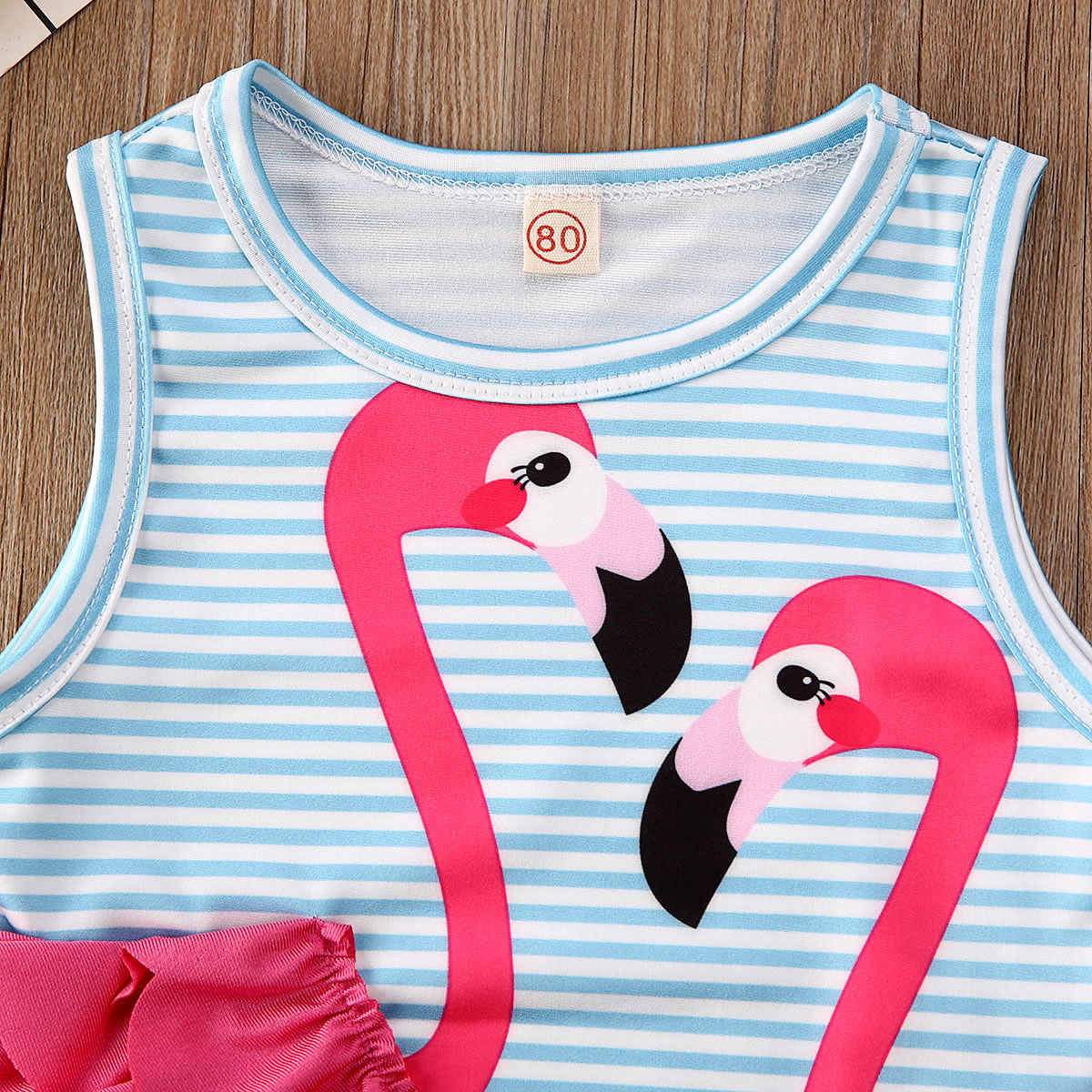 Kesäuimapuku 3d flamingo uimapuku taapero lapset tyttövauva rento bikinit uimapuvut uimapuku uimapuku ranta monokinit