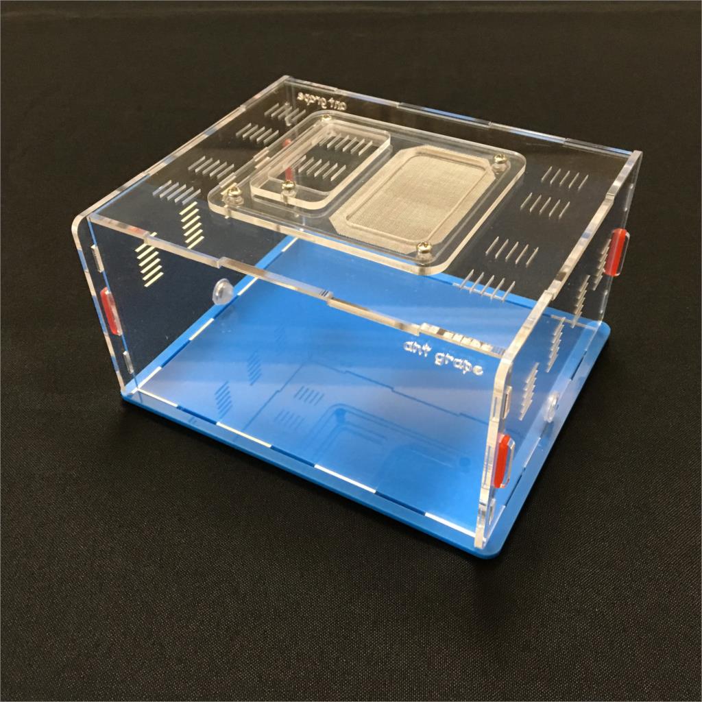 ant-grape series L size ant nest active area ,ant farm acryl, insect nests villa pet advanced mania for house ants: blue