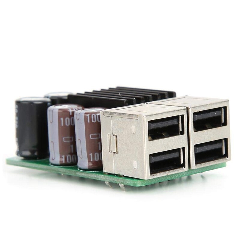 Step Down Module Buck Converter Power Module DC9-40V to 5V 5A 4 USB Port High Efficiency Large Power Transfer Module