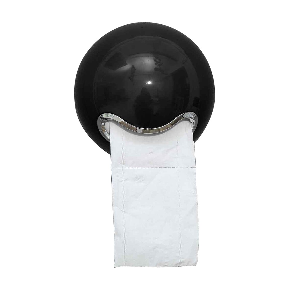 Round Fun Face Wall Mounted Tissue Holder Bathroom Toilet Roll Paper Storage Box
