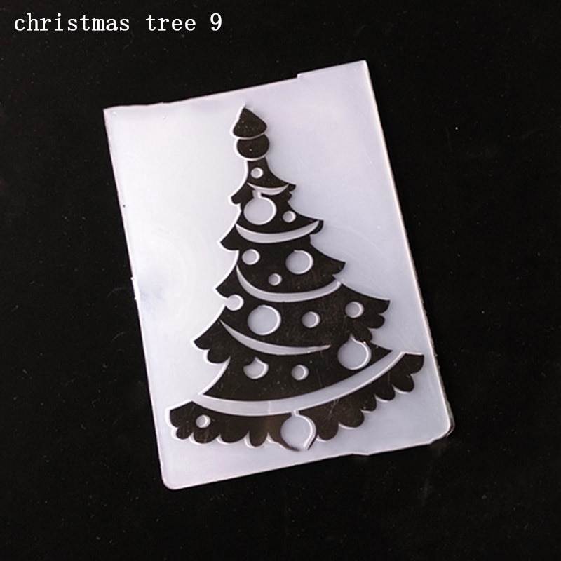 Handmaking Cards Making 1Pcs Transparent Embossing Formwork Concave-convex Photo Album Decor DIY Template 14.5*10.5CM Plastic