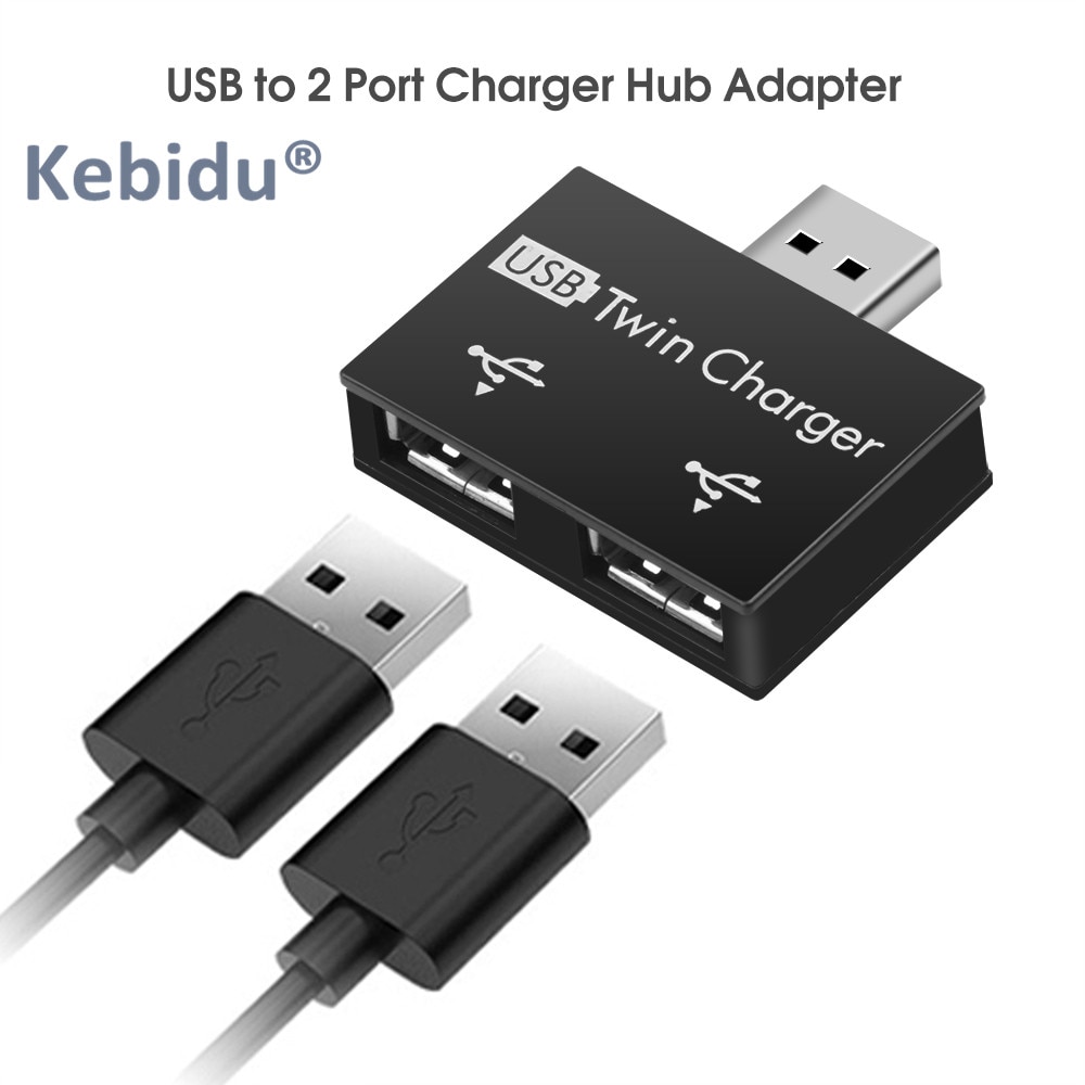 Multiple 2 Ports USB HUB Charger 5V Desktop USB2.0 Charging Extension Power Adapter for Phone Tablet PC U Disk Mouse keyboard