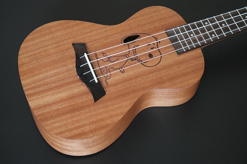 Mini guitare hawaïenne de 23 pouces, 4 cordes, 6 sortes de motifs de dessins animés, pour enfants: Pattern 5