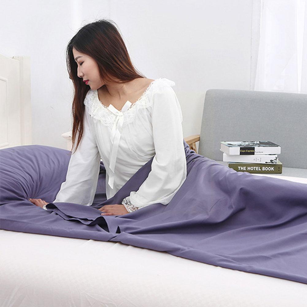 Ultra Light Sleeping Bag Double Stitches Portable Outdoor 75 Hotel * Sheet Travel Hiking Light Mattress 210cm Camping Q6F0