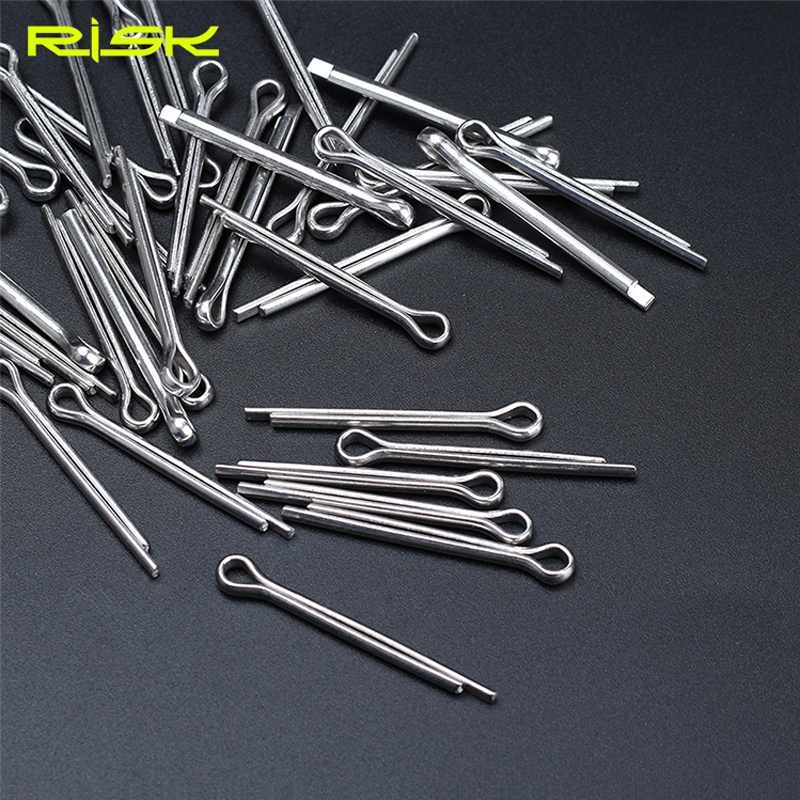 Riesgo de freno de disco de bicicleta de Pin de bloqueo de acero inoxidable Split Pin pastilla de freno para bicicleta pernos de fijación 4cm pasador de chaveta/carretera MTB de disco de freno