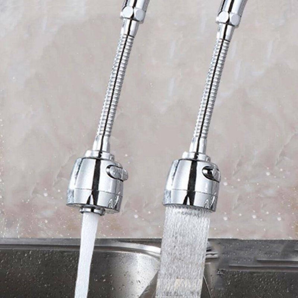 360°Rotatable Bent Water Saving Kitchen Fauce Aerator Extended Hose Faucet Nozzle Bubbler Kitchen Faucet Head