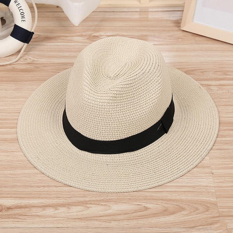 Seioum panama hatt menn halm fedora mann solhatt kvinner sommer Strand solskjerm lokk capeau kul jazz trilby lokk sombrero