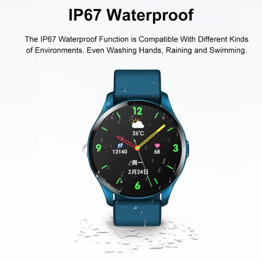 T88 310mah pulseira inteligente monitor de temperatura do corpo círculo tela freqüência cardíaca pressão arterial esportes correndo à prova dwaterproof água relógio