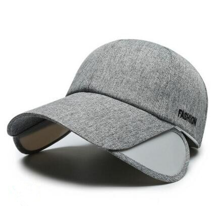 Siloqin Mannen Vissen Cap Zomer Ademend Baseball Cap Bone Sport Caps Vrouwen Persoonlijkheid Strand Hoed unisex: light gray