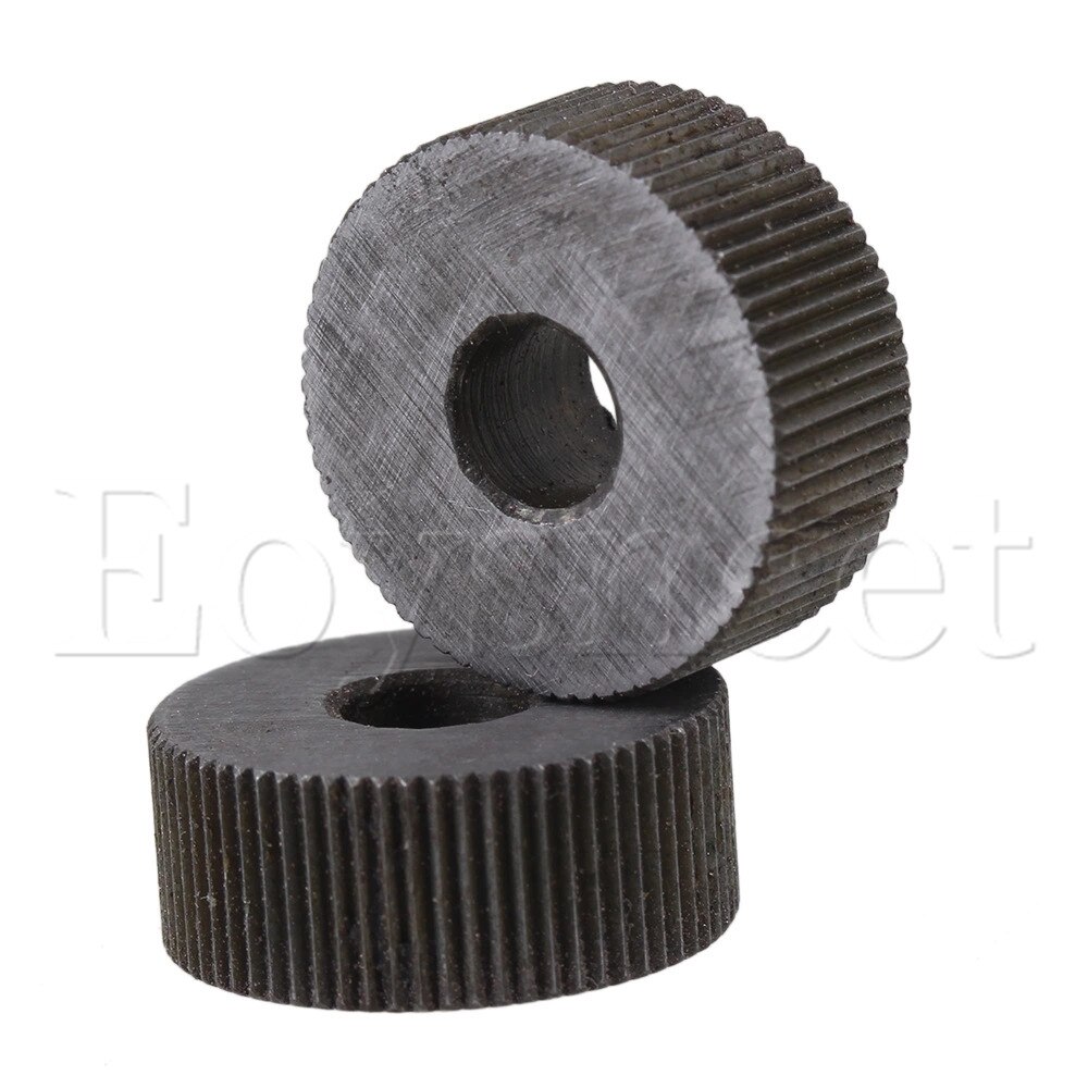 2 szt. 0.8mm skoku 19mm OD pojedynczy prosty gruby wzór liniowy radełkowanie koła