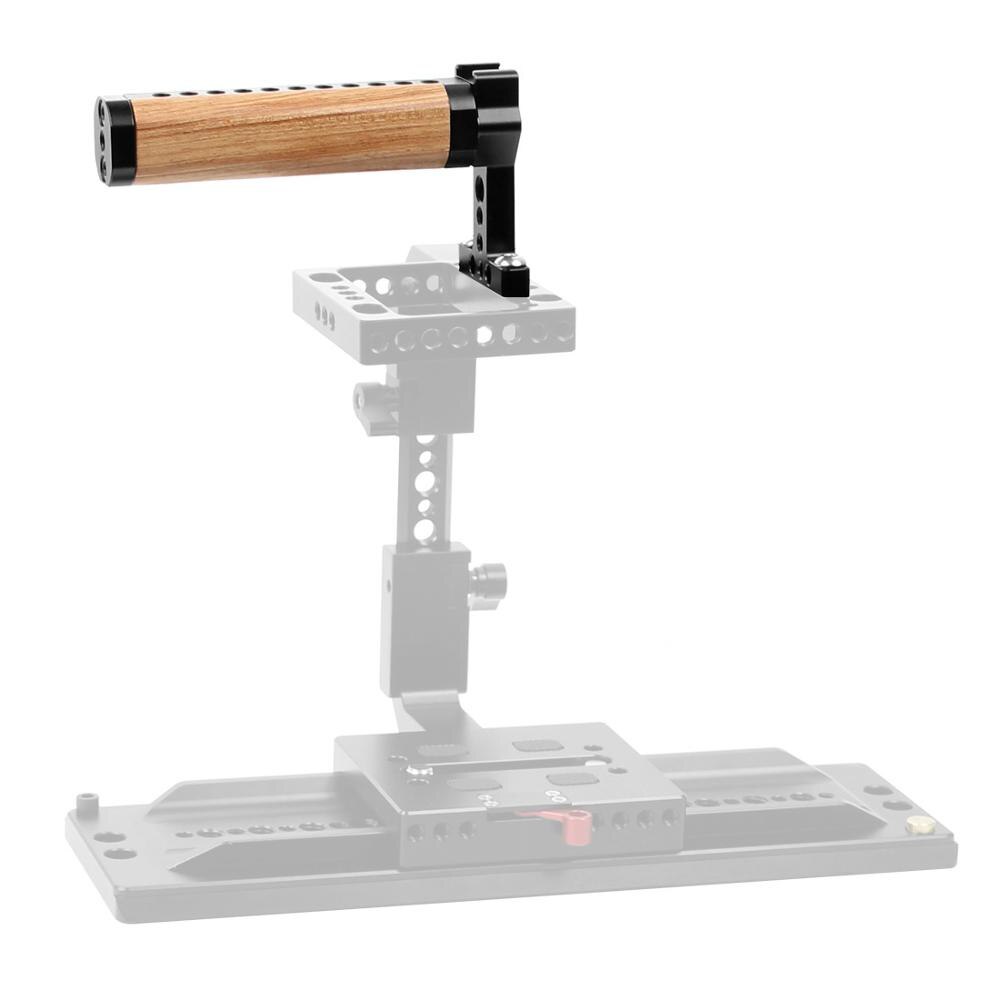 BGNing oben Käse Griff Holz Griff w 1/4 "3/8" zoll Schraube Adapter für GH5, 5DMarkIII KäFeige DSLR Kamera Fotografie Zubehör