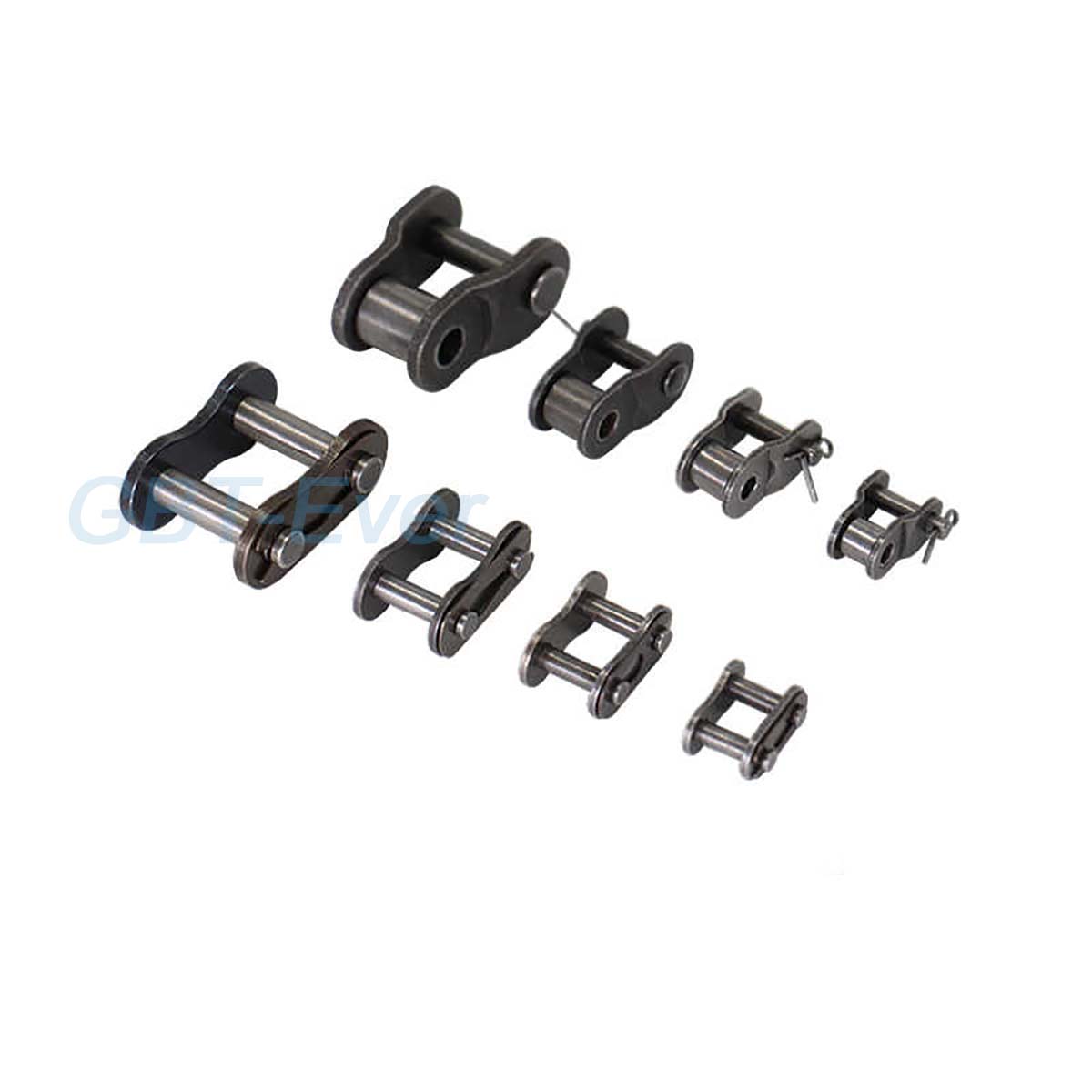 1-10 Stuks Ketting Gezamenlijke Gesp Volledige Halve Gesp Koolstofstaal 04C 06B 08A 08B 10A 12A Enkele Rijen Korte Pitch Roller Chain Joint Link