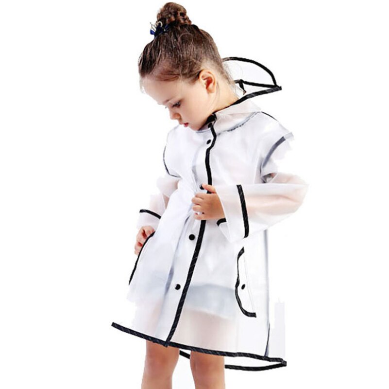 EVA Dzieci płaszcz przeciwdeszczowy dla dzieci wodoodporne ponczo przeciwdeszczowe przezroczysty wycieczka bluzy płaszcz przeciwdeszczowy student Rainsuit pokrywy ochronne