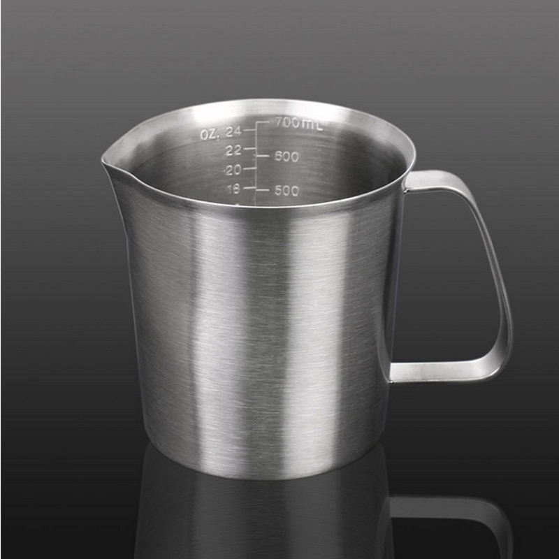 Ruostumaton teräs maidonvaahdotuskannu cappuccinon maidon valmistus tee kahvi maitokuppi maidonvaahdotuskannu