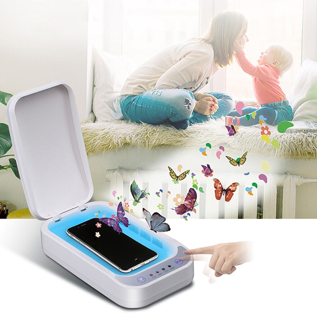 One Touch UV Box Aromatherapy Function Multifunctional Portable UV Box Cleaning Device Home Sterilization UV Disinfection Box