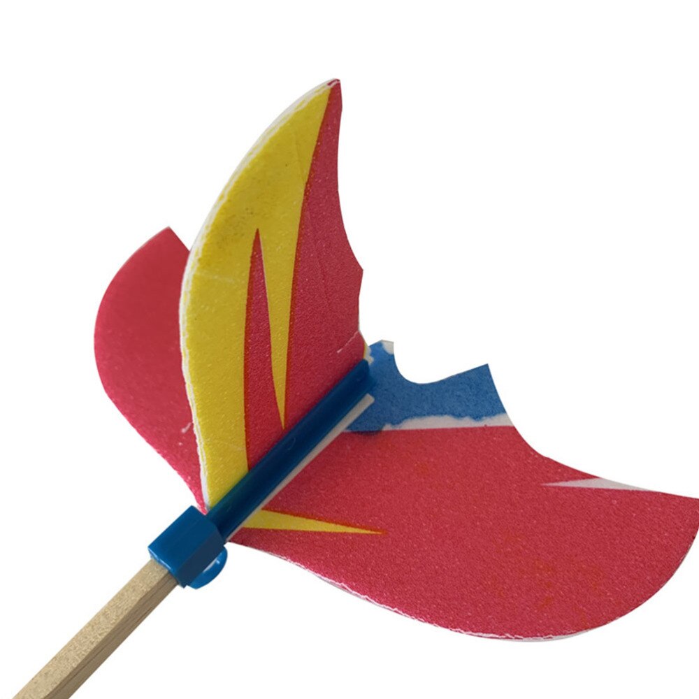 1 Set 3Pcs Rubber Band Powered Aircraft Toy (Small Thunderbird Colorful)