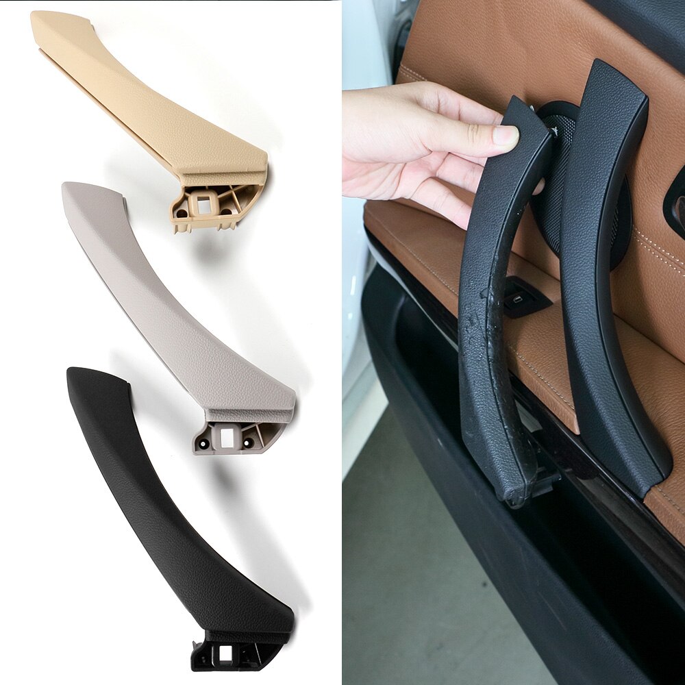 For BMW 3 Series E90 E91 E92 Original Inner Door Handle Panel Pull Trim Black Beige Gray Right Left Cover 2004 Accessories