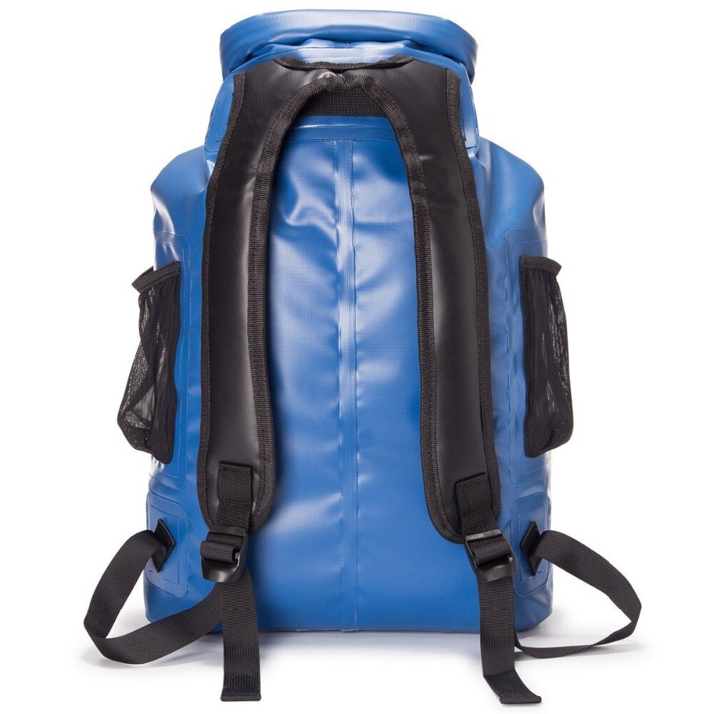 PVC Waterproof Dry Bag 22L Outdoor Foldable Trekking Bag Beach Swimming Bag Rafting River Ocean Backpack Black/Orange/Green/Blue