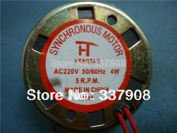 2 sztuk 49TYD synchroniczny z magnesami trwałymi silnik elektryczny przełącznik wentylatora potrząsając głową silnika 220VAC/50/60Hz/3 -4 W/5 obr/min, darmowa wysyłka