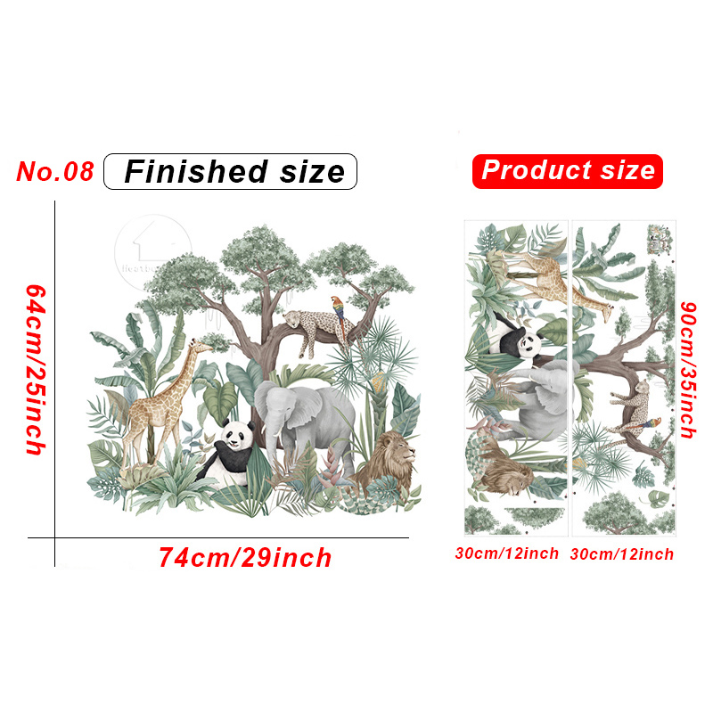 Magnolia Tak Muurstickers Voor Slaapkamer Woonkamer Sofa Tv Achtergrond Muur Decor Vogels Nest Sticker Home Decor Wallpapaers: No.08