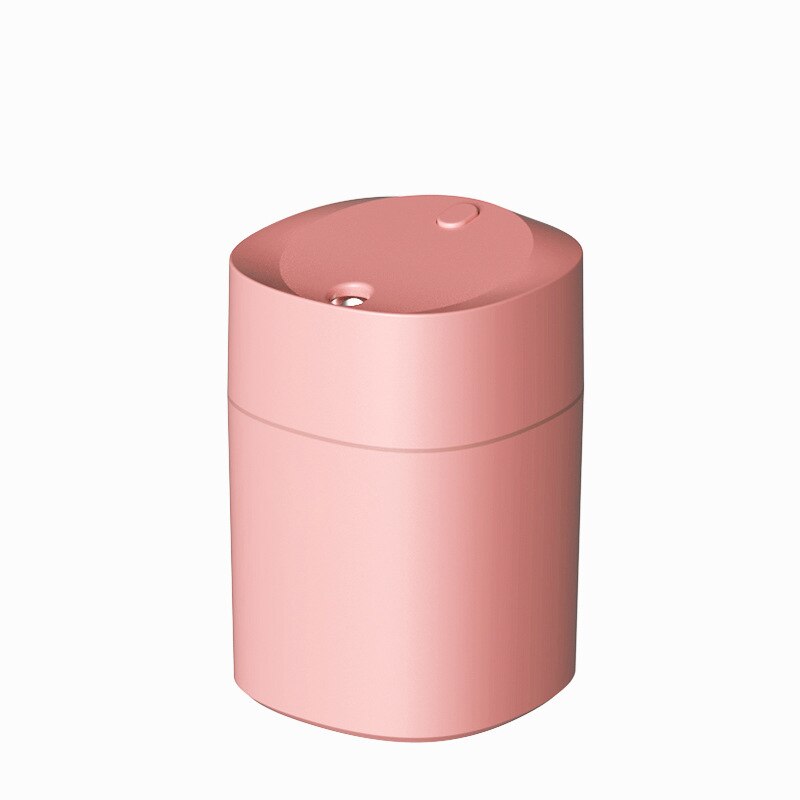 Mini Air Humidifer Aroma Essential Oil Diffuser With Romantic Lamp USB Mist Maker Aromatherapy Humidifiers For Home Car: Pink