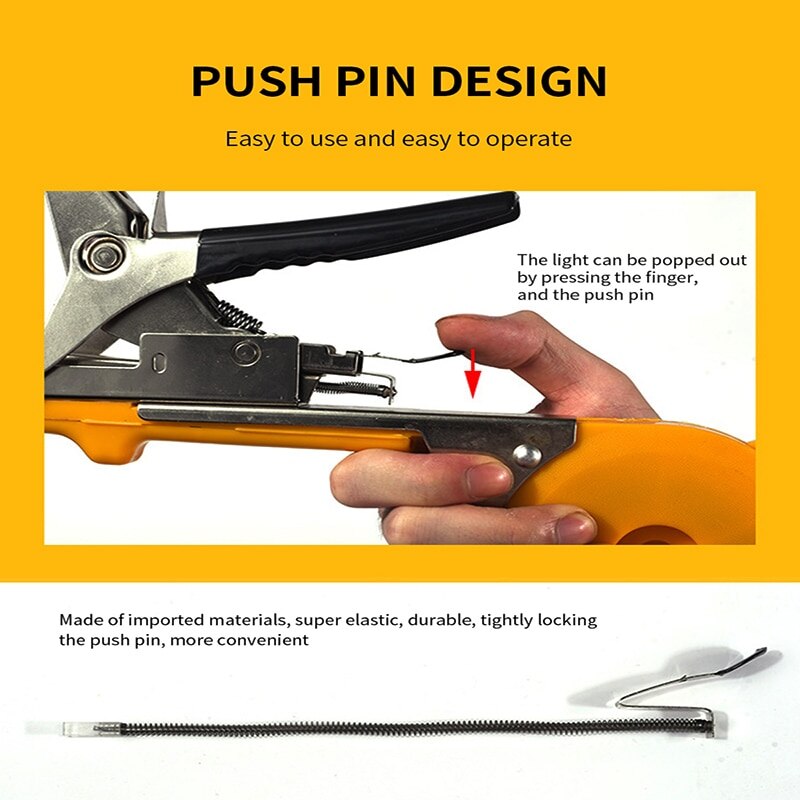 Plant Branch Hand Tying Binding Machine Home Garden Pruning Tools Tied Branch Machine Plant Strapping Machine Manual Strapping