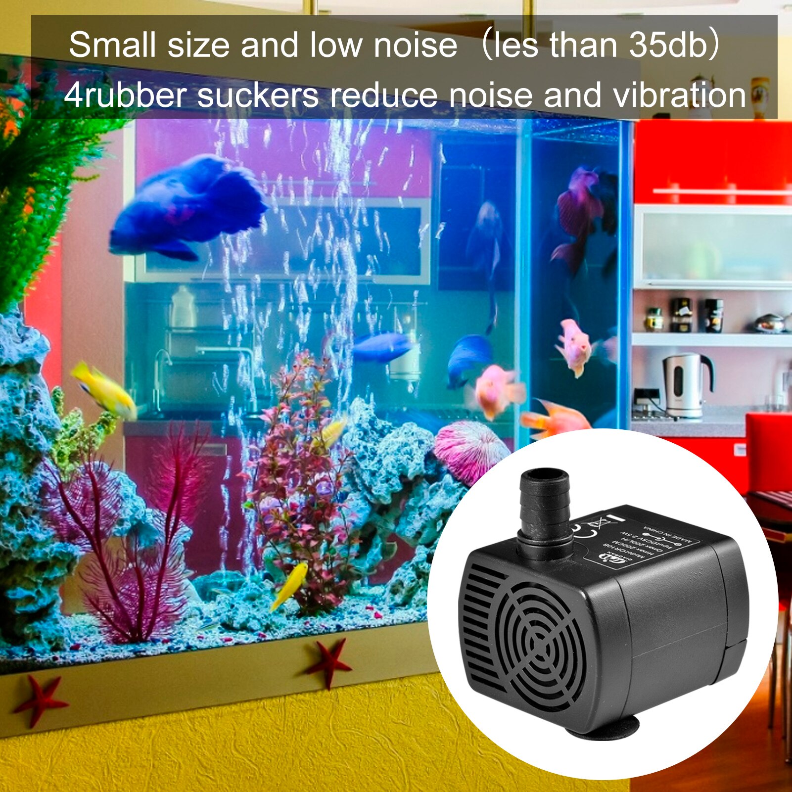 Pomp Met Snelheidsregeling Circulatie Mini Waterpomp Geluidsarm 2M Dc 5V Pomp Voor Fish Tank water Circulatiepomp Fontein
