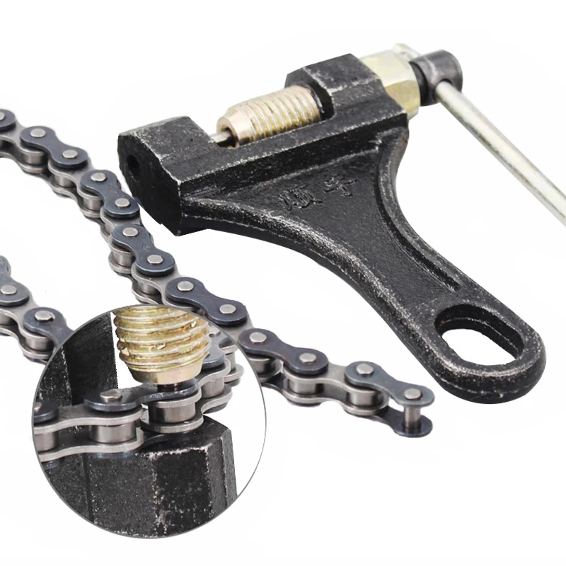 Motorcycle Chain Breaker Link Removal Splitter Motor Chain Cutter Riveting Tool 420-530