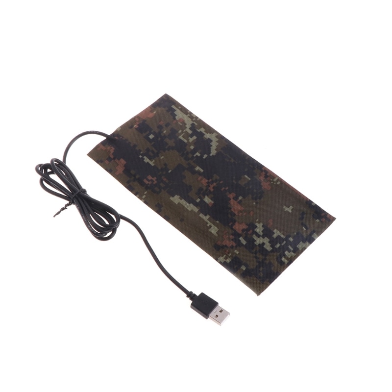 Alfombra de calor USB para mascotas, calentador de fibra de carbono para reptiles, cama impermeable con temperatura constante